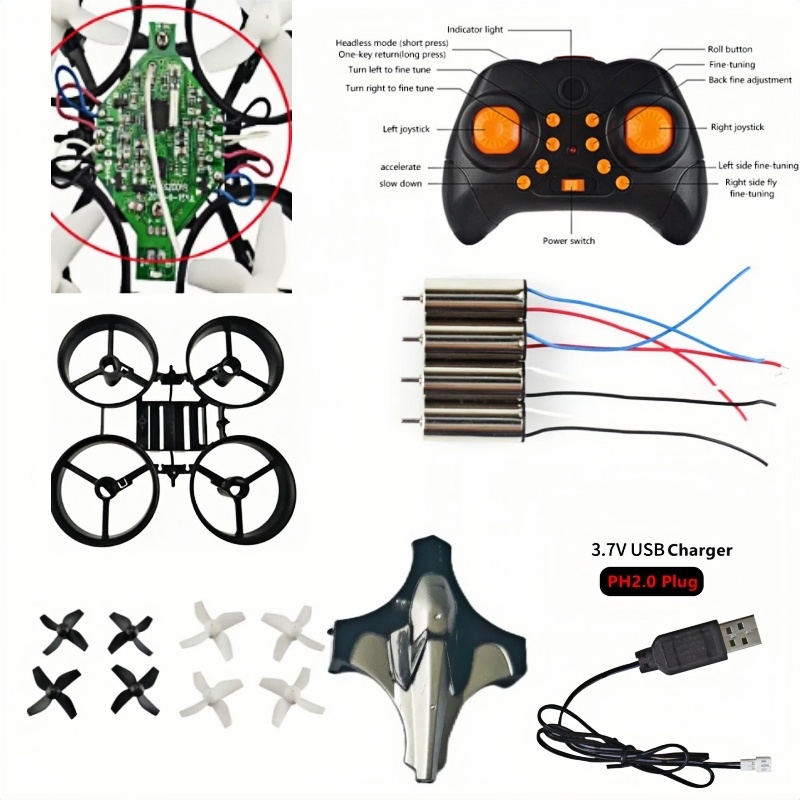 Eachine Drone E010 - 완벽한 DIY 드론 키트 2.4G 6축