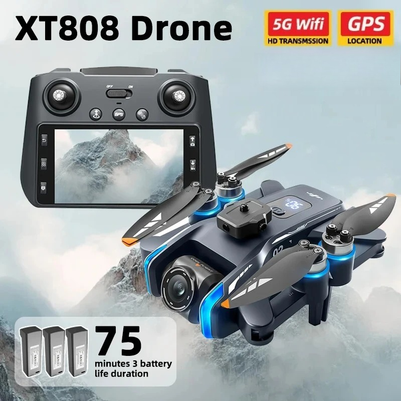 오리지널 XT808 프로 맥스 드론 4K 프로페셔널 8 - Drone Gps Mount 리뷰 및 가격
